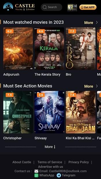 Baixar Castelo APK 1.8.6  Assista filmes e séries grátis